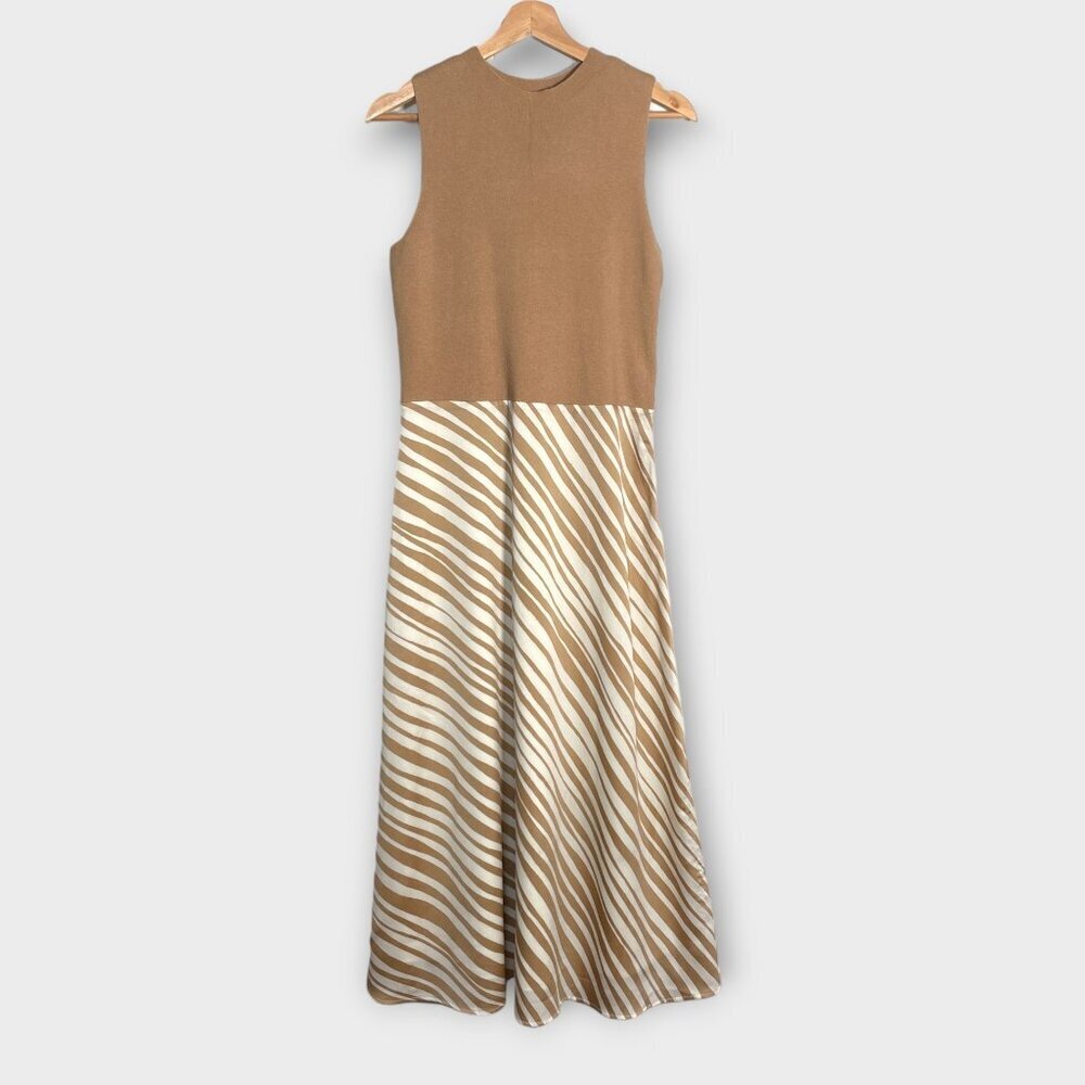 🦜 Ann Taylor Midi Dress SMALL Flawed - Plz see Notes and Pics